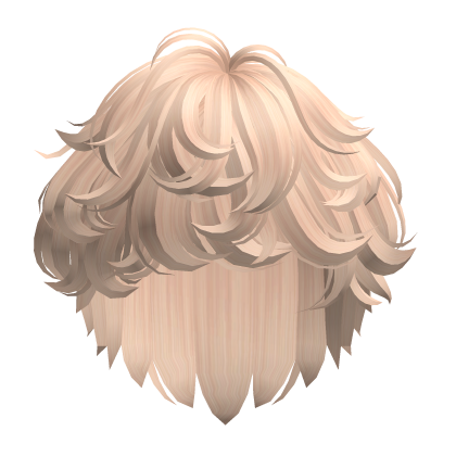 Stylish Messy Layered Fluffy Boy Hair (Blonde) Roblox item