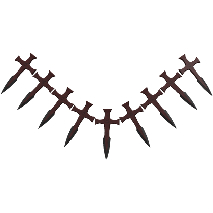(R) Waist Red Cross Spikes