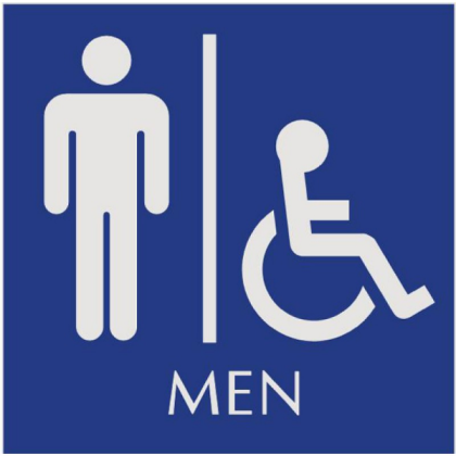 Men Restroom Sign Roblox decal