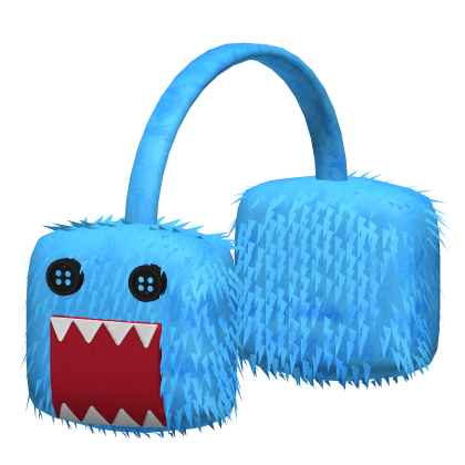 Fuzzy Beast Bear Headphones (Blue)