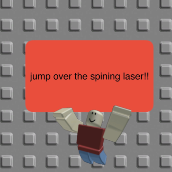 jump over the laser