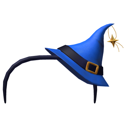 Blue Headband W Witch Hat