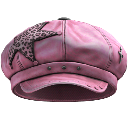 Star Leopard Beret (Pink) Roblox item