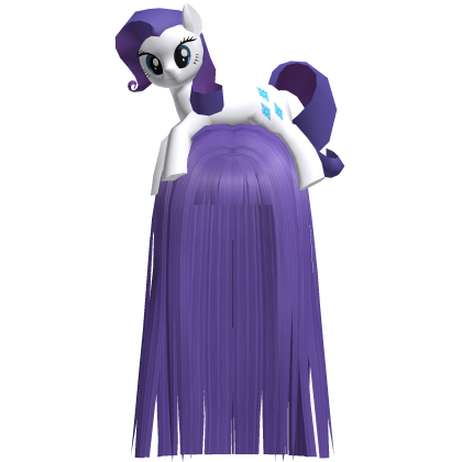 My Little Pony Rarity Long Purple Hair