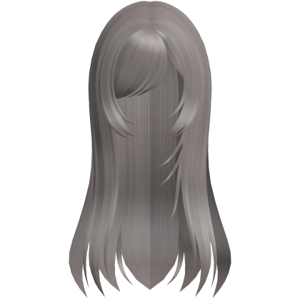 Long Ash Brown Straight Emo Hair Roblox item