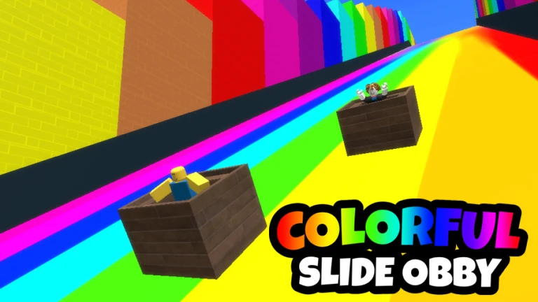 Colorful Slide Obby - Roblox