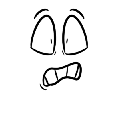 Shocked face Roblox decal