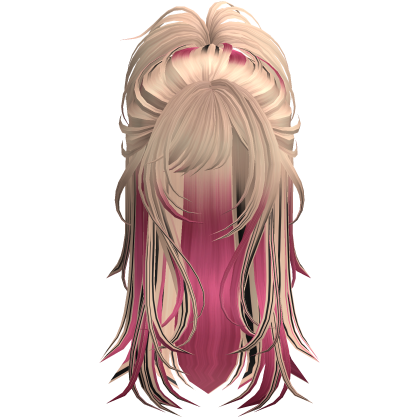 Wolfcut Spikey Half Up Bubblegum