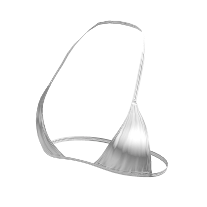 ⨾ Y2K White String Tied Bikini Top
