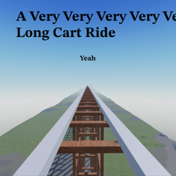 A very very long cart ride icon
