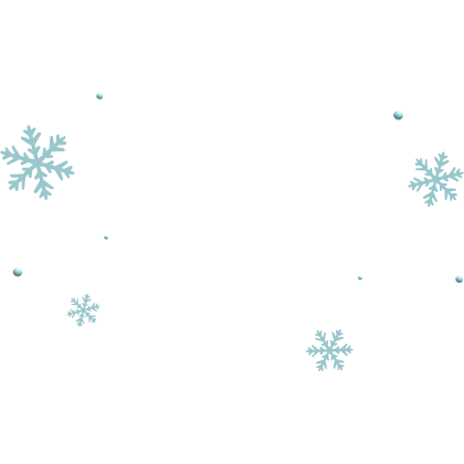 winter snowflakes blue
