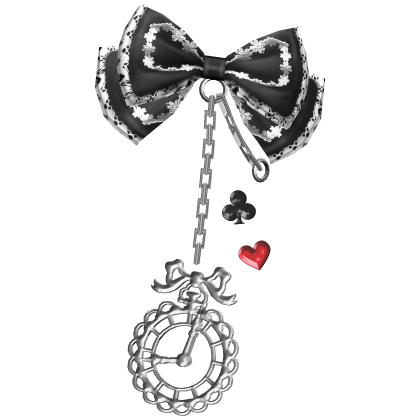 time's up lace hairclip 