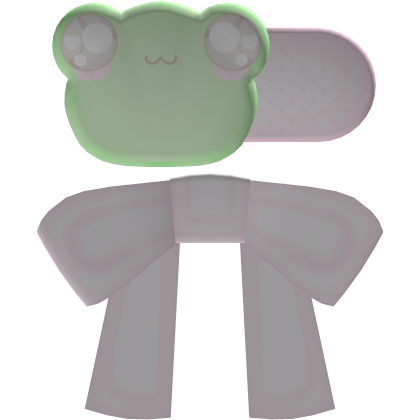 cutesy pastel pink froggy hairclips