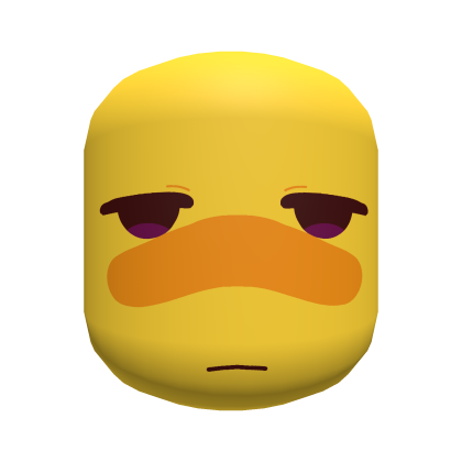 Chill Annoyed Noob Silly Face [Yellow] Roblox item