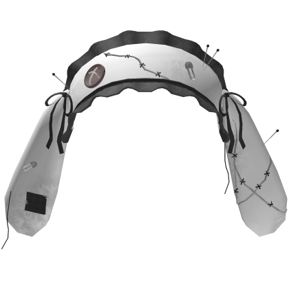 Cute Black Patchwork Bunny Ears Headband
