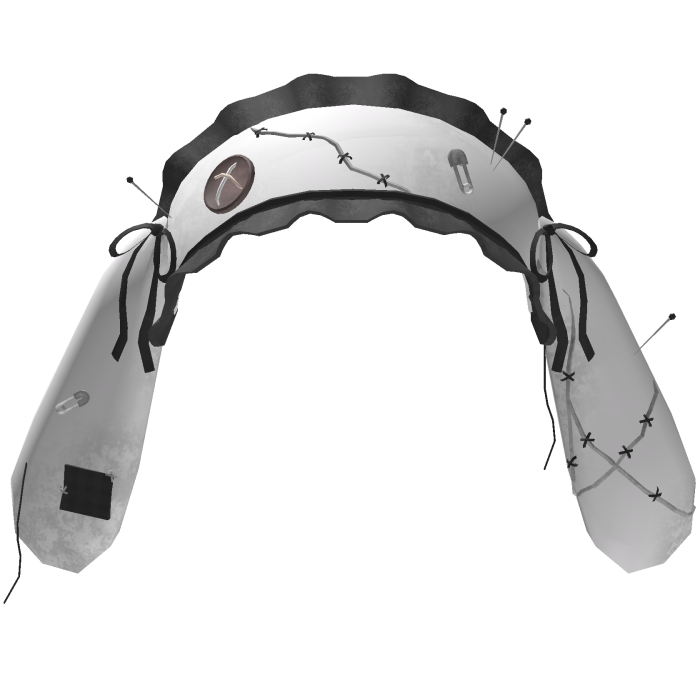 Cute Black Patchwork Bunny Ears Headband