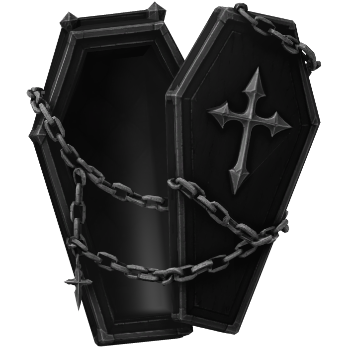 Black Halloween Coffin