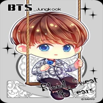 Chibi Jung-kook from Blood, Sweat and Tears Roblox decal