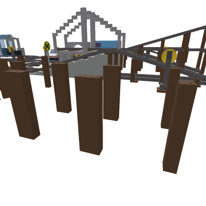 cart and train track making with working trains an
