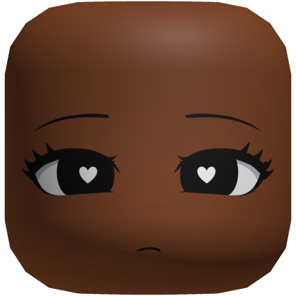 Cute Chibi Heart Eyes Blush Face Roblox item
