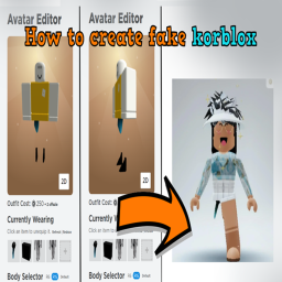 How to create fake korblox
