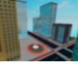 Central buildings icon