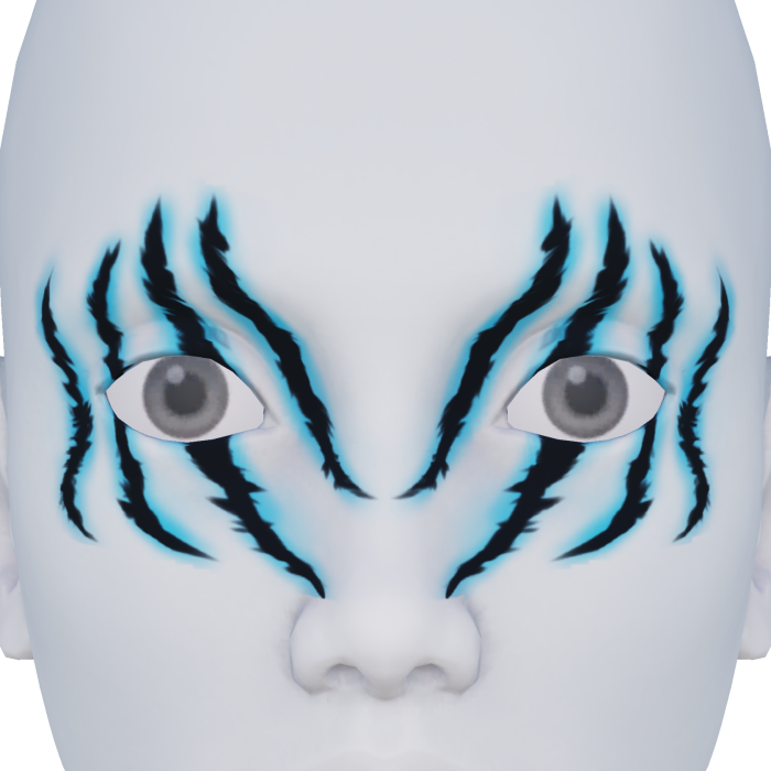 Blue Neon Void Scars