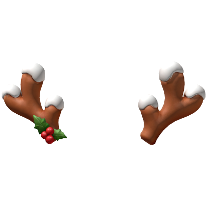 Cute Christmas Reindeer Horns W Snow Horn Antlers