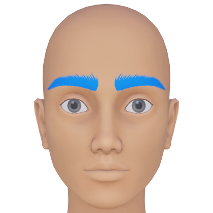Thick Manly Blue Eyebrows