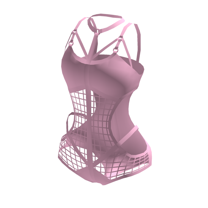 Pink Cage Corset Bikini