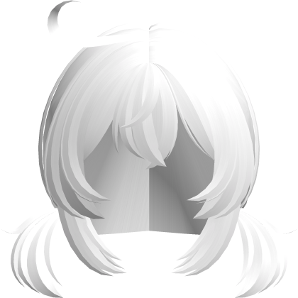 klee fluffy pigtails w cowlick white Roblox item
