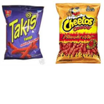 TAKIS AND HOT CHEETOS LOVERS!