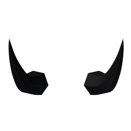 Black Demon Horns Roblox item
