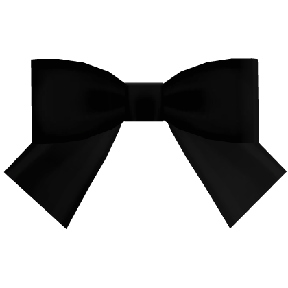 𐔌♡ : cutest tiny black bow clip Roblox item