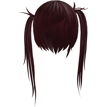 melancholy # asymmetrical twin tails ҂ red