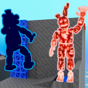 [JACKIE🐰] Teamwork FNAF Movie 1-9 Morphs (Obby)