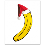 Weihnachtsbanane