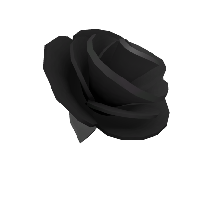Back Hair Black Rose Roblox item