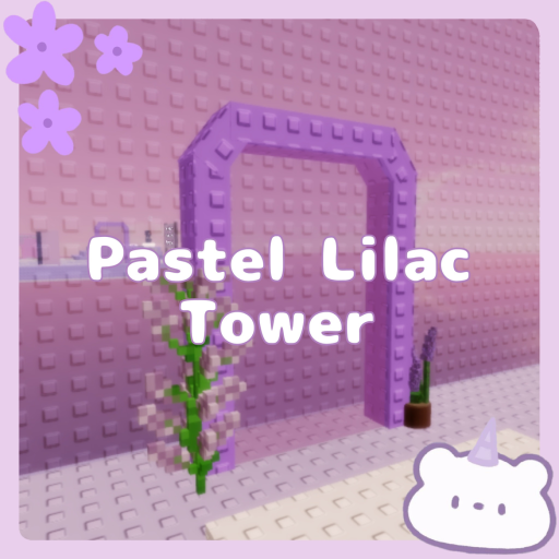 🌸Pastel Lilac Tower🤍[NEW TOWER] official Roblox game thumbnail