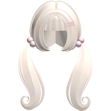 ♡ adorable moe wavy long cute  pigtails (beige)