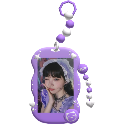ILLIT Moka Photocard Kpop Keychain