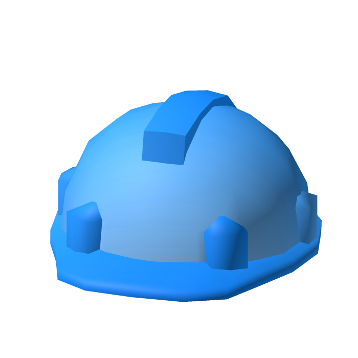 Blue Gradient Hard Hat Recolor (Addon)