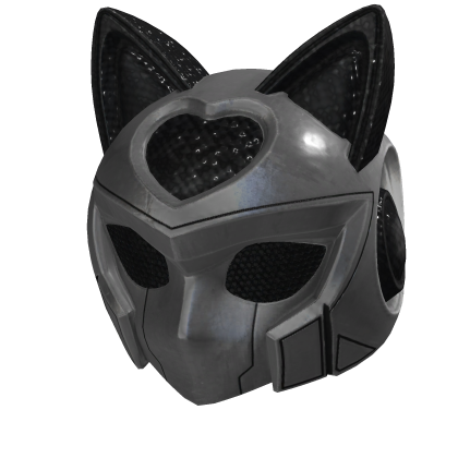 Tech Kitty Mask - Sparkly Black [PBR] Roblox item