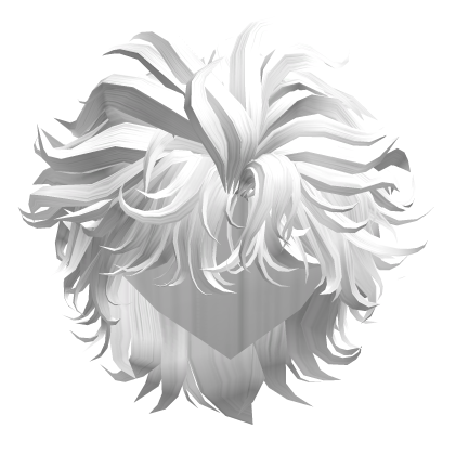Stylish Slicked Back Mullet (White) Roblox item