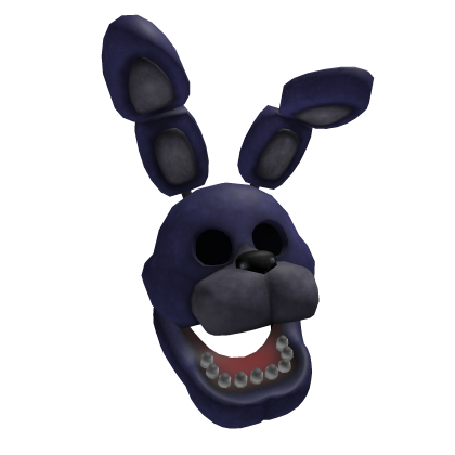 Open Masked Bonnie The Bunny Animatronic Head