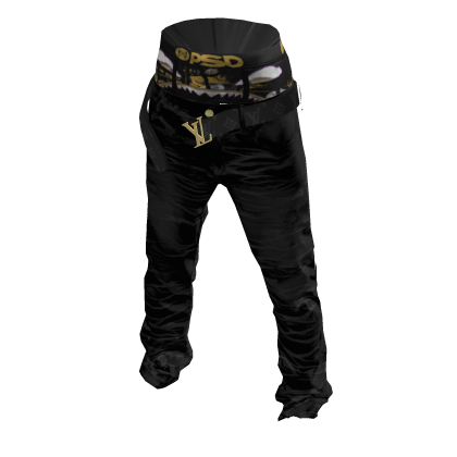Jeans w/ LV Belt
