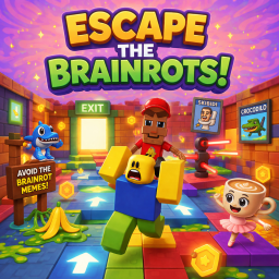 [🏃] Escape The Brainrots! (OBBY)