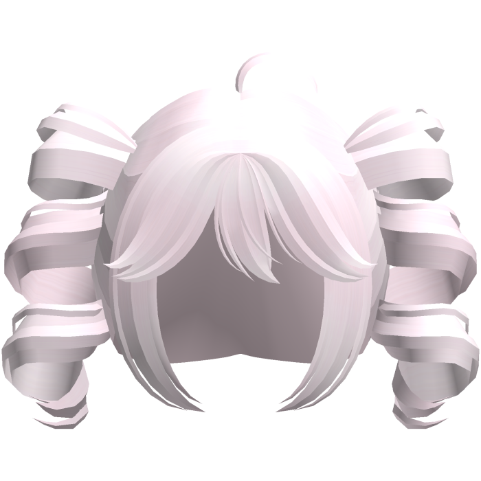 pastel pink kawaii swirly popstar pigtails