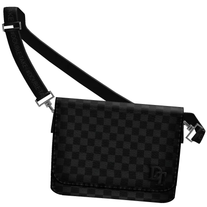 Black messenger bag roblox sale