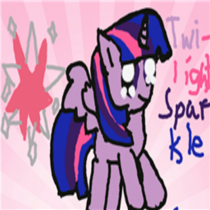 Princess Twilight Sparkle drawing Roblox decal